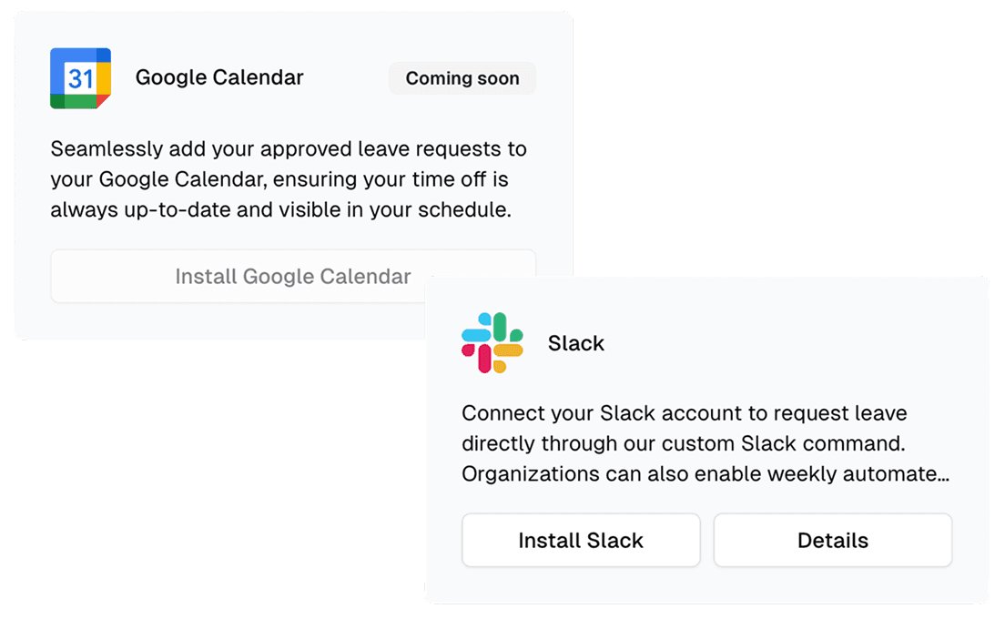 integrations feature